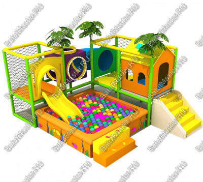 Детский игровой лабиринт "Под пальмами"