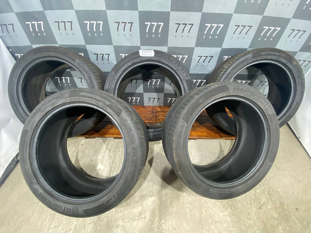 Шины 5шт Continental ContiSportContact 5 295/40 R21 Б/У Оригинал