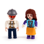 Конструктор блочный Аусини Арктика 129дет., коробка 29428