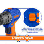 Шуруповерт аккумуляторный WADFOW WCDP512 20 В 35 Нм