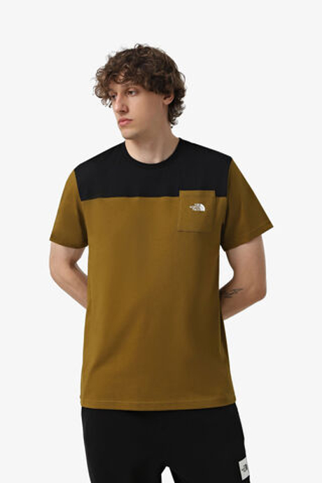 Футболка мужская The North Face M ICONS S/S TEE MOSS GREEN/TNF BLACK