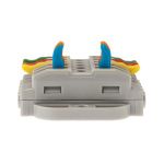 Клемма СМК 222-425P проходная 5 полюсов, с монтажной площадкой (0,08-4 мм²), серая (20 шт./уп.) REXA