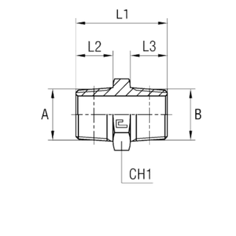 Соединение P BSPT 1/8 - BSPT 1/8