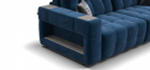 Диван Босс ХО Велюр Монолит синий