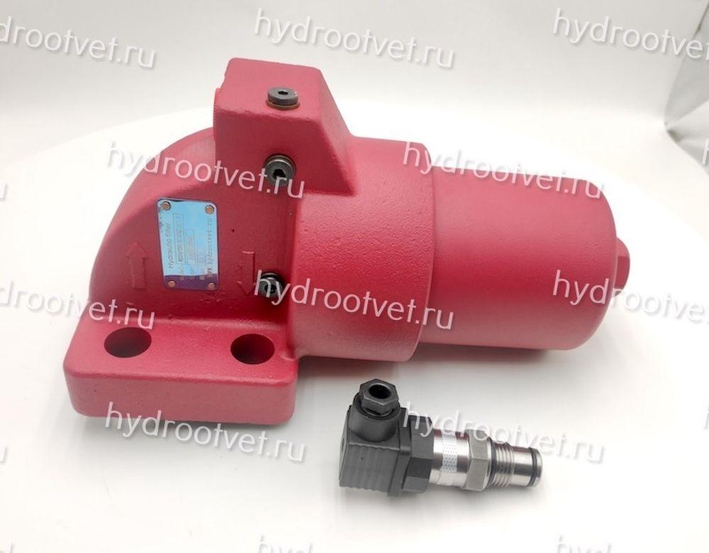 WKDFAFEBN/HC160QE10C1.X - Напорный фильтр гидравлический одинарный модели DF AFE тонкость фильтрации 10 мкм, типоразмер 160, вид присоединения: фланец Расстояние между крепежными отверстиями: 95х60, материал корпуса - чугун, рабочее давление до 315 бар, электрический индикатор загрязнения