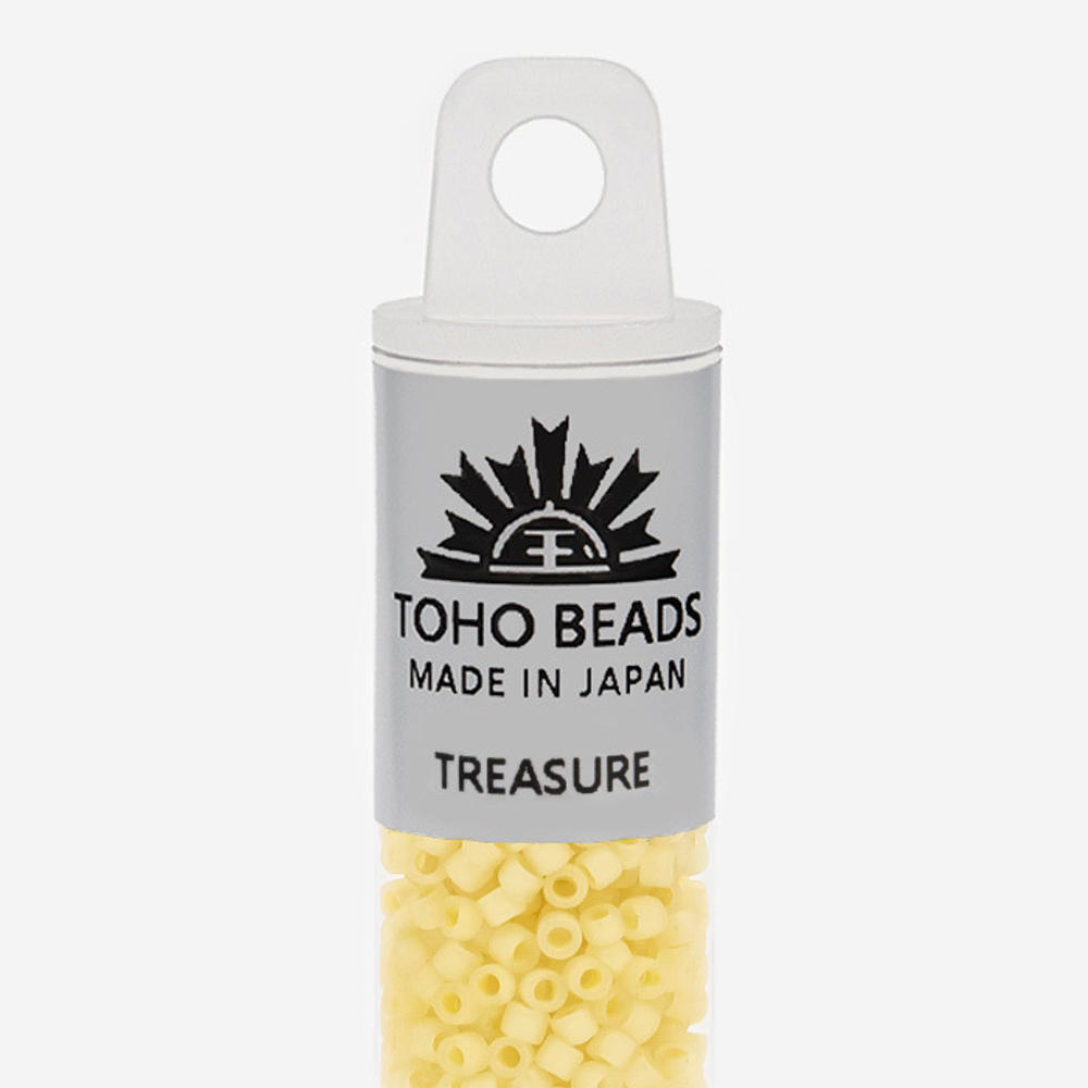 Японский бисер TOHO Treasure (№142F), жемчужный матовый
