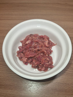 Натуральный корм для кошек "Говядина. Кусочки в фарше"