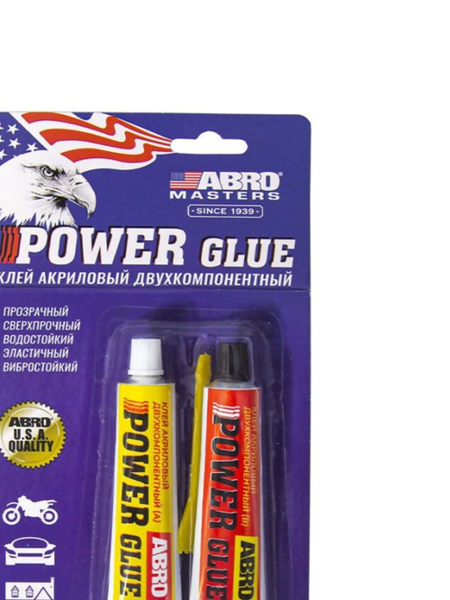 Клей универсальный ABRO акриловый (34г) двухкомпонентный