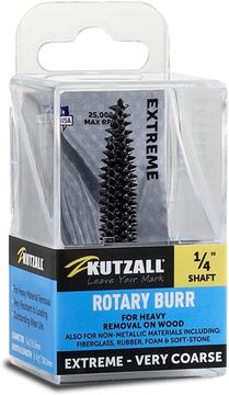 Шлифовальная головка Kutzall, конусная, D6.3мм*38.1мм, Very Coarse (Extreme), хвостовик 6,3мм