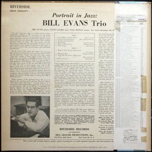 Bill Evans Trio / Portrait In Jazz (LP)