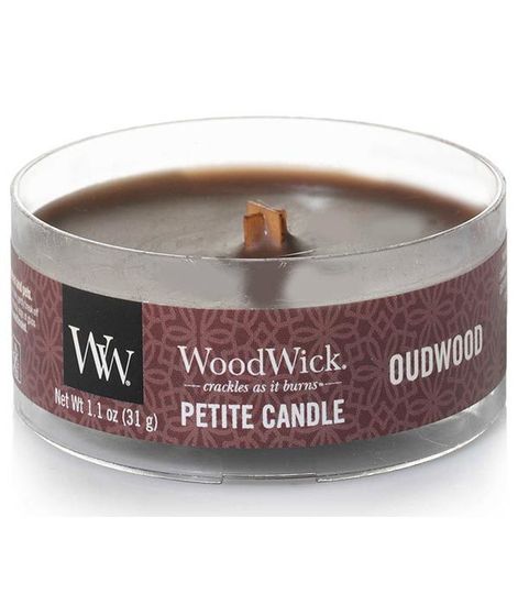 Удовое дерево, ароматическая свеча мини, WoodWick
