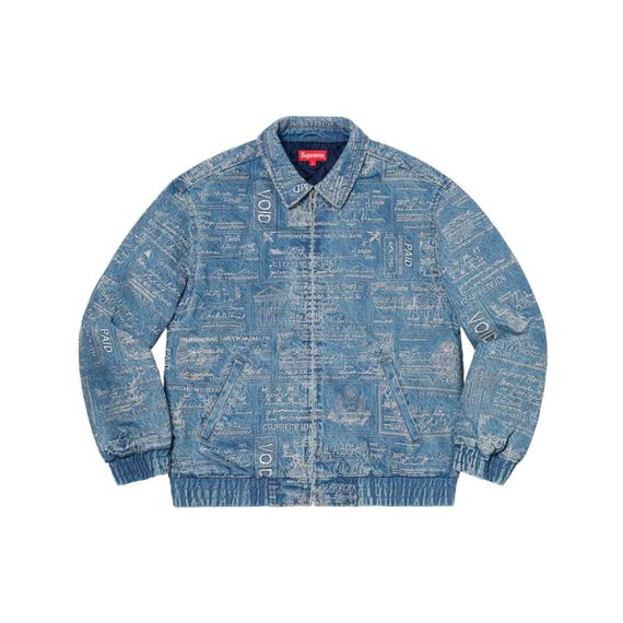 Supreme SS20 Week 3 Checks Embroidered Denim Jacket