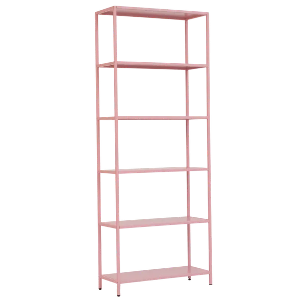 Стеллаж металлический 155х60х25, розовый