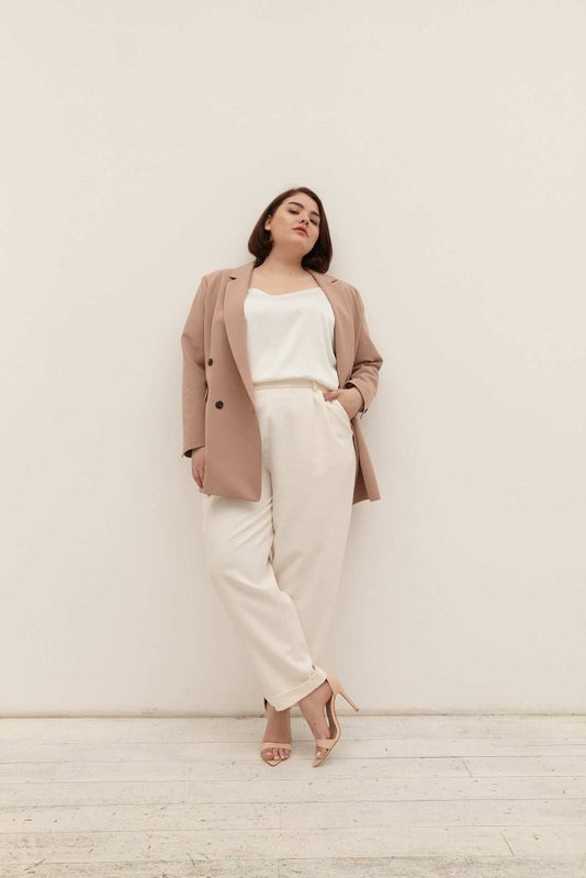 Топ однослойный молочный