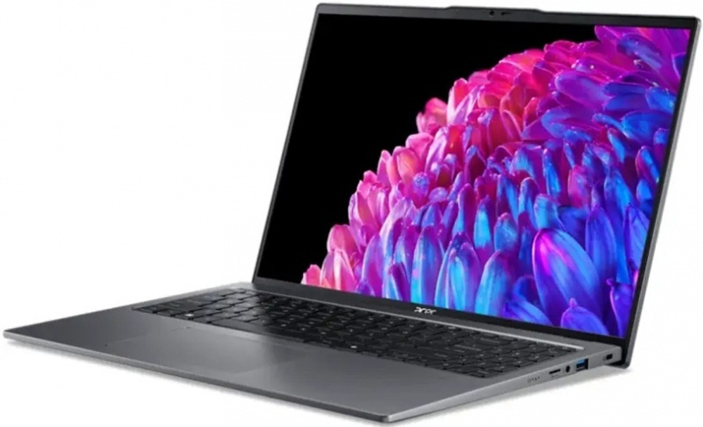 Ноутбук  Acer Swift SFG16-72-50UC 16 ", Core 5, 16 Гб RAM, 1 Тб SSD, Iris Xe Graphics, Серый