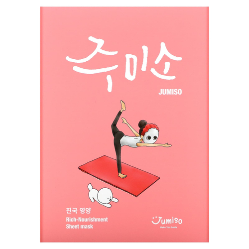 Jumiso, Тканевая маска Rich-Nourrition, 5 шт., По 26 мл (0,88 жидк. унц.)