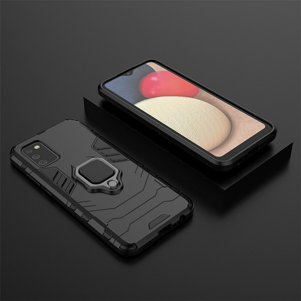 Противоударный чехол с кольцом Panther Case для Samsung Galaxy A02s
