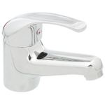 Смеситель для раковины, Solone, корот изл, с картриджем, хром, LUN1-A031