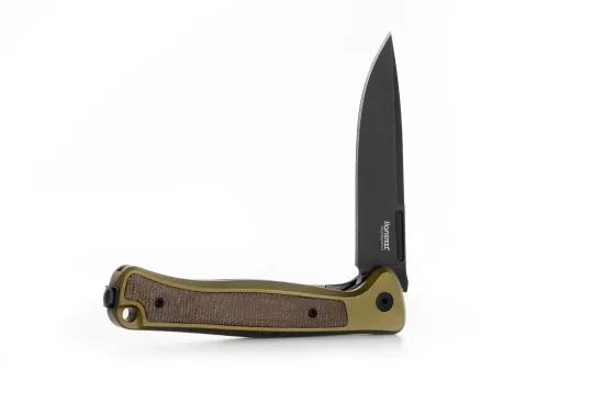 Нож складной Lion Steel Skinny Aluminium Green Black - сталь MagnaCut, рукоять алюминий