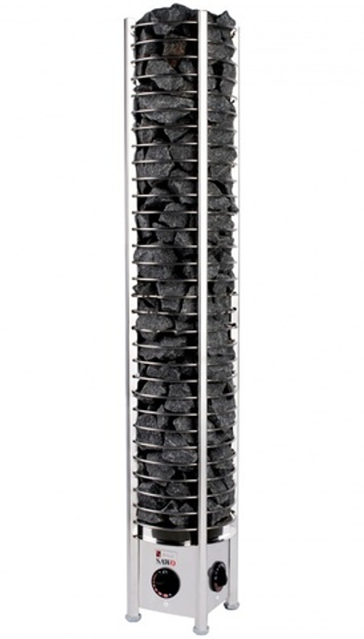 Электрическая печь SAWO TOWER TH3-35NB-P (3,5 кВт, встроенный пульт, нержавейка)