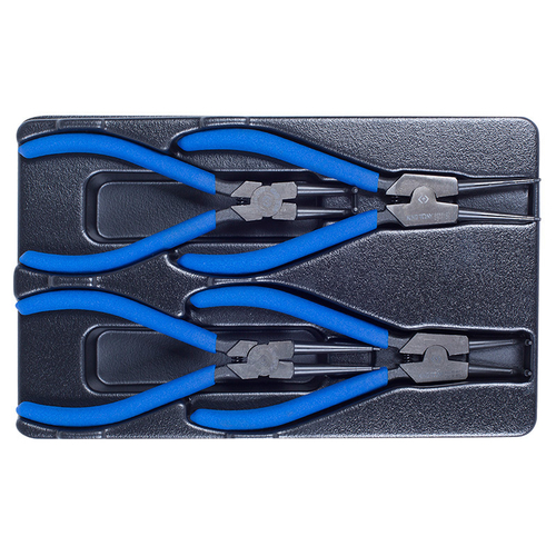 KING TONY (9-42114GP) Набор съемников стопорных колец, ложемент, 4 предмета