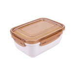 Контейнер воздухонепр. глубокий прямоугольный КРЕМОВЫЙ 1800 мл.