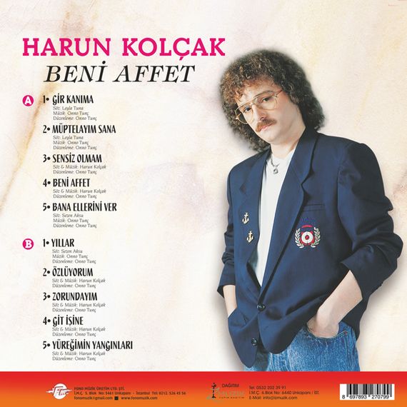 Vinil \ Пластинка \ Vynil Harun Kolçak - BENİ AFFET / LP