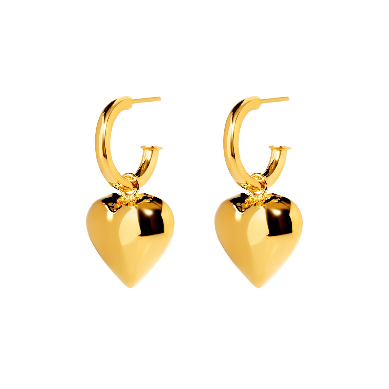 Серьги Heart Pendant Earrings