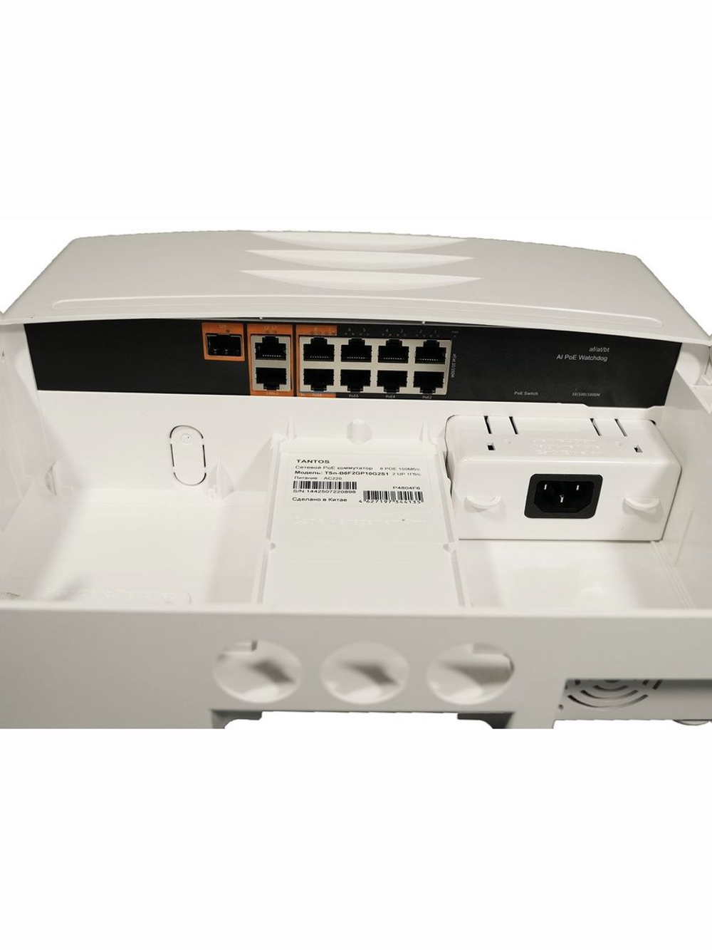 Коммутатор PoE TSn-B6F2GP10G2S1