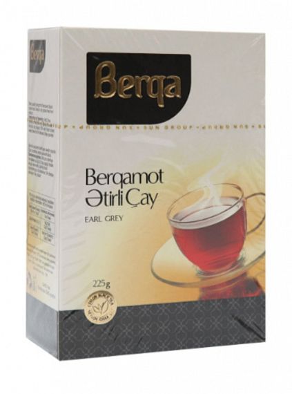 Çay \ Чай \ Tea Berqa Earl Grey qara çay 225 q