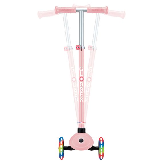 Skuter \ Самокат \ Scooter Globber Skuter Primo Plus işıqlarla çəhrayı
