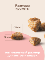 ZOONIK Sterilized Сухой полнорационный корм для стерилизованных кошек и кастрированных котов, мясное ассорти, 2 кг