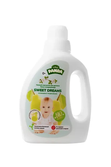 Кондиционер для белья White Panda Нежный смягчитель для детского белья Sweet Dreams 1 л