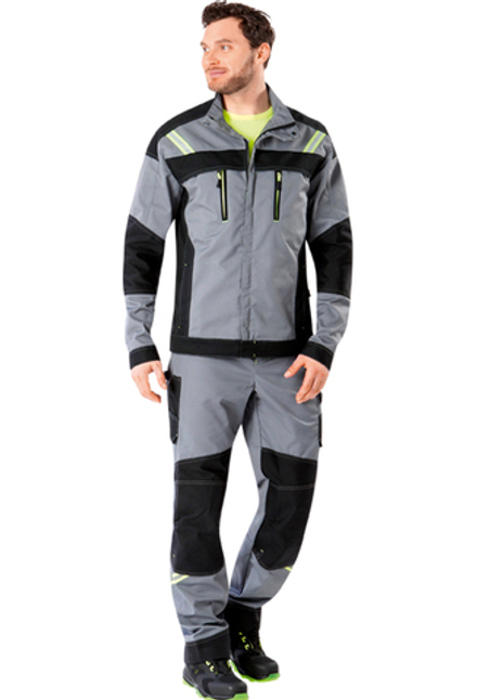 Куртка УРАН цв. сер.-чер. тк.Labor