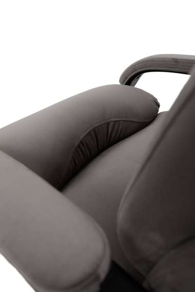 Кресло Chairman Home 505 Россия ткань Т-55 серый (черный пластик)