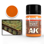 Эмалевый эффект ржавчины AK Interactive - Medium Rust Deposits 35ml