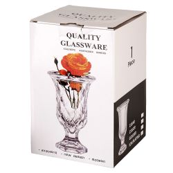 Ваза "Princess" h=23,5см, v=800мл (стекло) (индивидуальная упаковка)