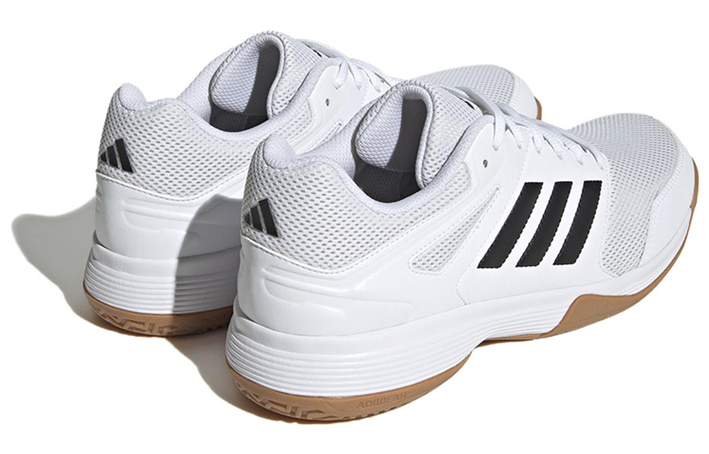 Adidas Speedcourt Volleyball Shoes "White Gum Black"