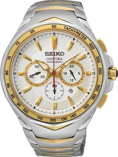 Японские наручные часы Seiko SRWZ24 с хронографом