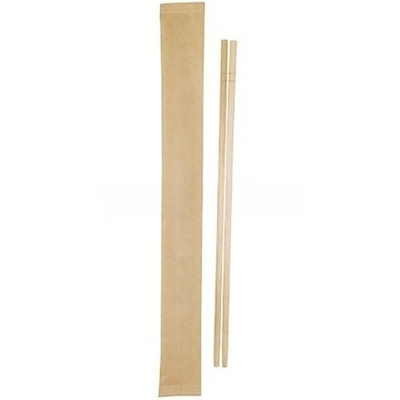Палочки для суши в бумаге КРАФТ 23 см КРУГЛЫЕ (100/1800 шт.)