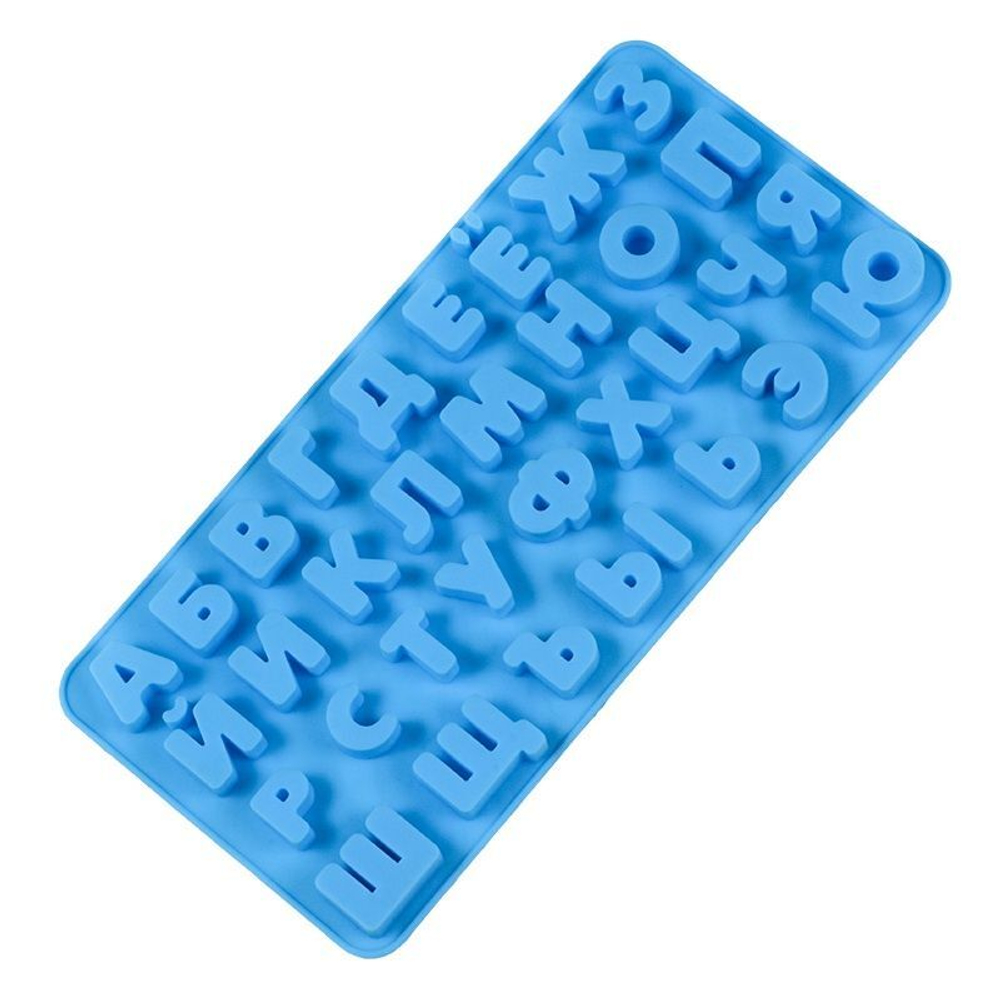Силиконовая форма для шоколада "Алфавит" 30*12*1,5см