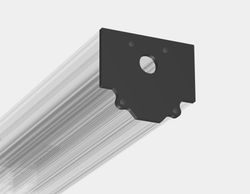 Ambrella Комплект заглушек для шинопровода в натяжной потолок системы крепления Гарпун Magnetic standard 48V 10mm 2шт Track System GL1990