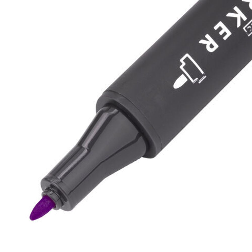 Маркер для скетчинга двусторонний 1 мм - 6 мм BRAUBERG ART CLASSIC, ПАСТЕЛЬНЫЙ ФИОЛЕТОВЫЙ (R703), 151871