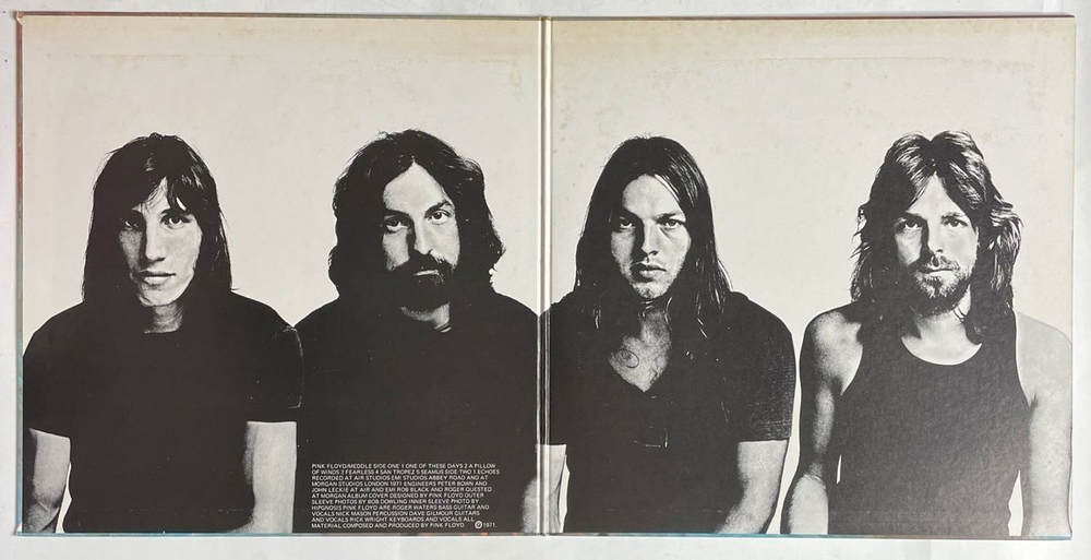 Винтажная виниловая пластинка LP Pink Floyd Meddle (Japan 1971) (No Obi) Fearless