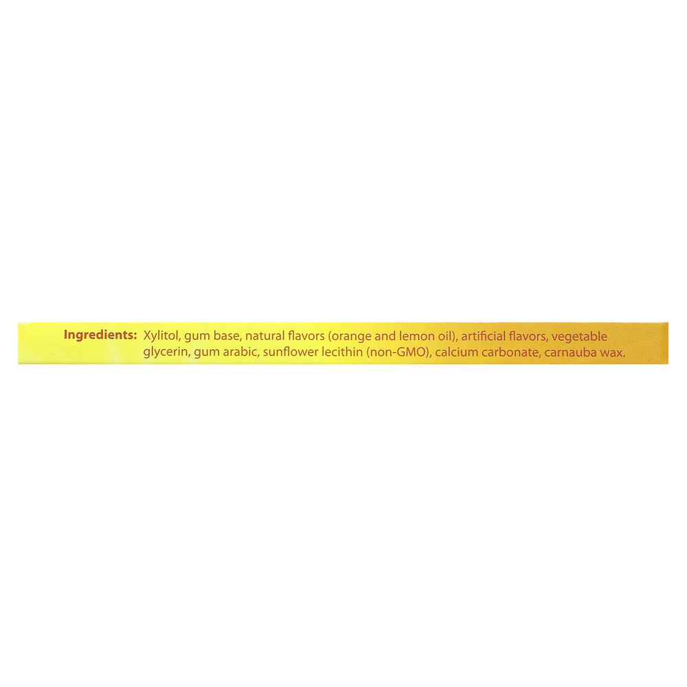 Xyloburst, ксилитоловая камедь, свежие фрукты, 12 шт.