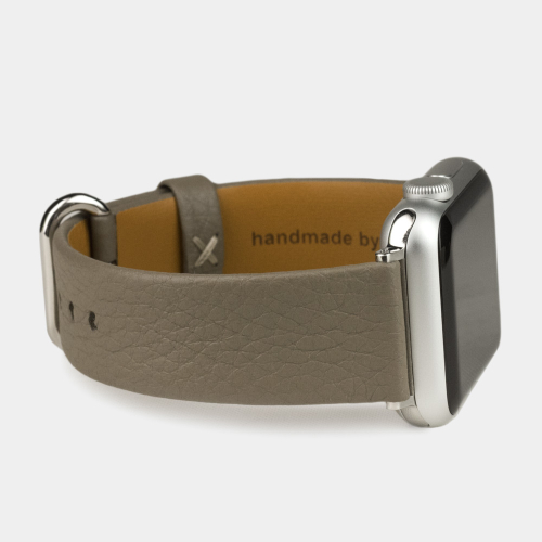 Ремешок для Apple Watch 44/45/46 mm из кожи теленка, цвета мусс