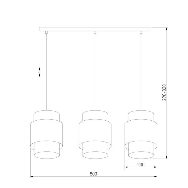 Подвесной светильник TK Lighting 6541 Boho Black
