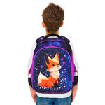 Ранец BRAUBERG KIDS STANDARD, 2 отделения, Fairy fox, 36х28х14 см, 273144