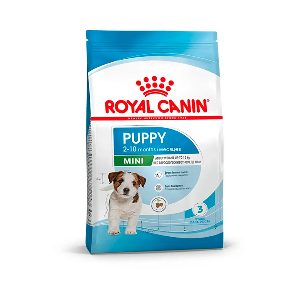 Сухой корм Royal Canin Mini Puppy, для щенков мелких пород от 2 до 10 месяцев, 800 г