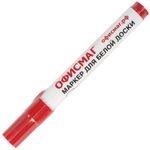 Маркер стираемый для белой доски КРАСНЫЙ, ОФИСМАГ "N1", 5 мм, 150857